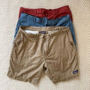 3 pairs of 34 waist, Patagonia mens shorts